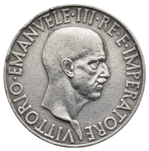 reverse: Vittorio Emanuele III - 10 Lire Impero argento 1936 buon bb tracce pulizia