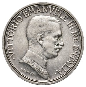 reverse: Vittorio Emanuele III - 2 Lire Quadriga argento 1916 BB-SPL
