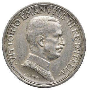 reverse: Vittorio Emanuele III - 2 Lire Quadriga argento 1917 BB+