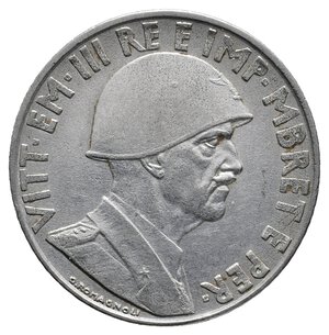 reverse: Vittorio Emanuele III - Colonia albania 1 Lek 1939 Magnetica