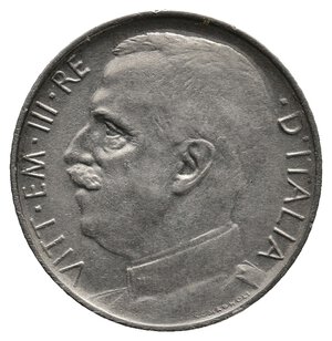 reverse: Vittorio Emanuele III - 50 Centesimi Leoni 1921 b.Liscio   SPL+