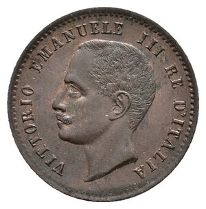 reverse: Vittorio Emanuele III - 2 Centesimi Valore 1903 SPL+ tracce rosse