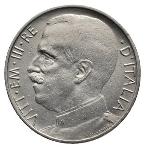 reverse: Vittorio Emanuele III - 50 Centesimi Leoni 1919  b.Rigato BB