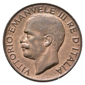 reverse: Vittorio Emanuele III - 5 Centesimi Spiga 1919 FDC ROSSO