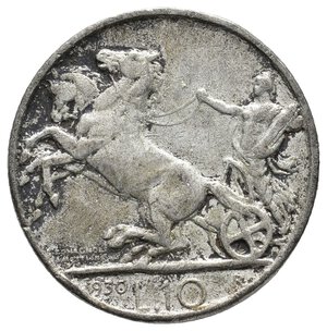 obverse: FALSO EPOCA  - Regno d Italia  - 10 Lire Biga  1930