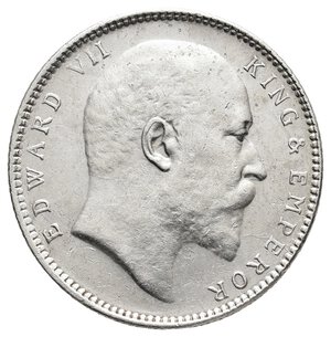 reverse: INDIA - Edward VII - 1 Rupee argento 1906