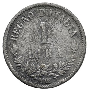 obverse: FALSO EPOCA  - Regno d Italia  - 1 Lira Valore 1863 Milano