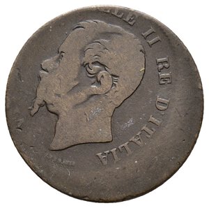 reverse: ERRORE - Regno d  italia - 5 Centesimi 1862 N  DECENTRATA