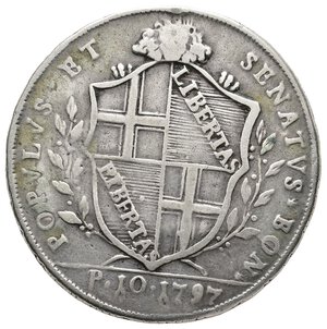 reverse: BOLOGNA - Governo Popolare - 10 paoli 1797