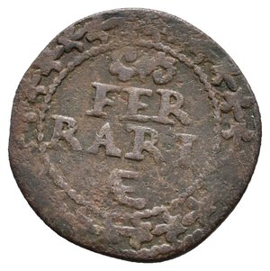 obverse: FERRARA - Stato Pontificio - Gregorio XV (1620-23) - Quattrino 