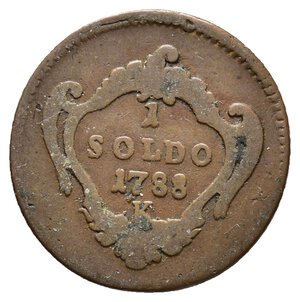 obverse: GORIZIA - 1 Soldo 1788 K