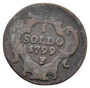 obverse: GORIZIA - 1 Soldo 1799 F