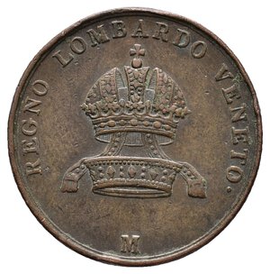 reverse: LOMBARDO VENETO - 5 Centesimi 1849 zecca M (Milano)