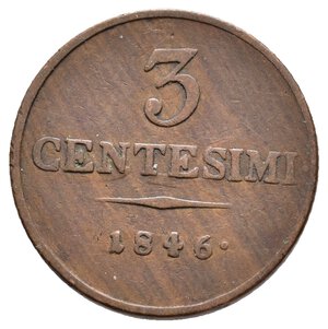 obverse: LOMBARDO VENETO - 3 Centesimi 1846 zecca V (Venezia )