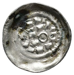 obverse: MILANO - Enrico II (1013-1024)   - Denaro scodellato