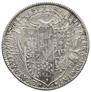 obverse: MODENA - Ercole III D este (1780-96)  Tallero 1796