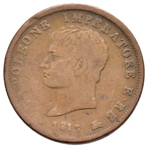 reverse: NAPOLEONE Imperatore d Italia - 1 soldo 1813 Milano