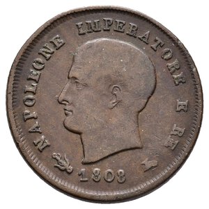 reverse: NAPOLEONE Imperatore d Italia - 3 centesimi 1808 Venezia