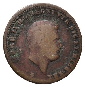 reverse: NAPOLI - Ferdnando II - 1 Tornese 1852