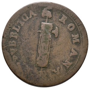 reverse: REPUBBLICA ROMANA (1798-1799) - 2 Baiocchi