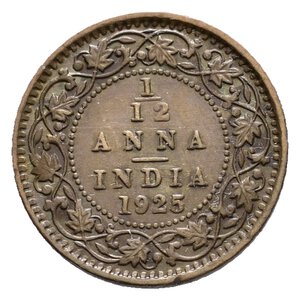 obverse: INDIA - George V - Half  anna 1925