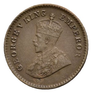 reverse: INDIA - George V - Half  anna 1925