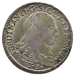 reverse: SICILIA - PALERMO - Ferdinando di Borbone 3 Tari  1796  CONSERVAZZIONE ECCEZIONALE