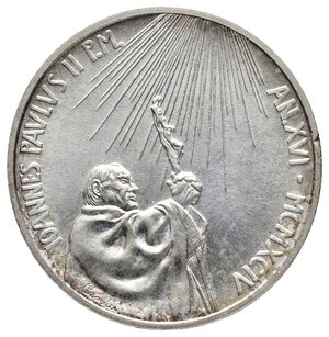 reverse: VATICANO - Giovanni Paolo II - 500 Lire Veritatis splendor argento 1994