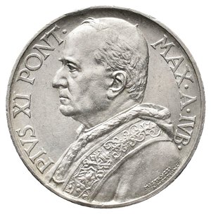 reverse: VATICANO - Pio XI - 10 Lire argento 1933/34  SPL+