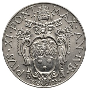 reverse: VATICANO - Pio XI - 2 Lire 1933/34