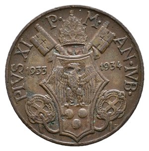 reverse: VATICANO - Pio XI - 5 Centesimi 1933/34