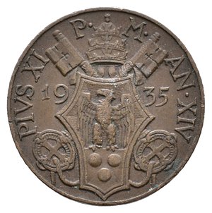 reverse: VATICANO - Pio XI - 5 Centesimi 1935