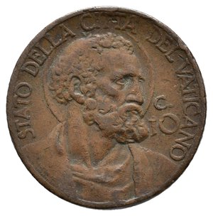 obverse: VATICANO - Pio XI - 10 Centesimi 1933/34