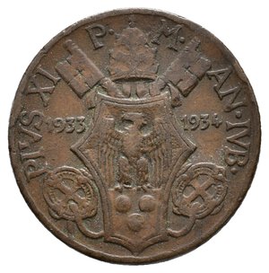 reverse: VATICANO - Pio XI - 10 Centesimi 1933/34