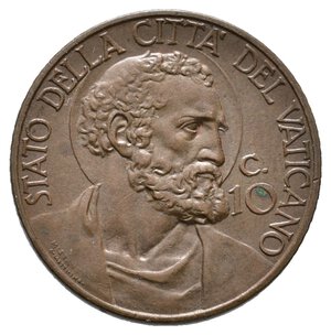 obverse: VATICANO - Pio XI - 10 Centesimi 1937