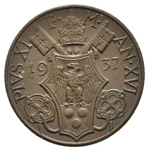 reverse: VATICANO - Pio XI - 10 Centesimi 1937