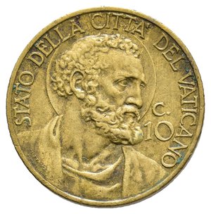 obverse: VATICANO - Pio XII - 10 Centesimi 1939