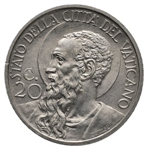 obverse: VATICANO - Pio XI - 20 Centesimi 1932