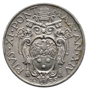 reverse: VATICANO - Pio XI - 20 Centesimi 1935 RARA