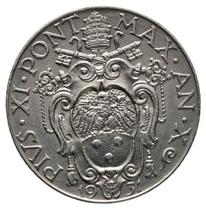 reverse: VATICANO - Pio XI - 50 Centesimi 1931