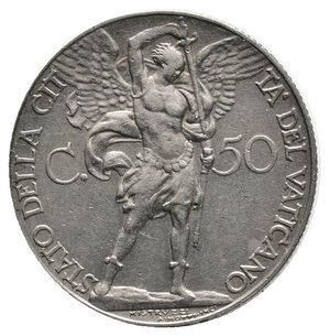 obverse: VATICANO - Pio XI - 50 Centesimi 1932