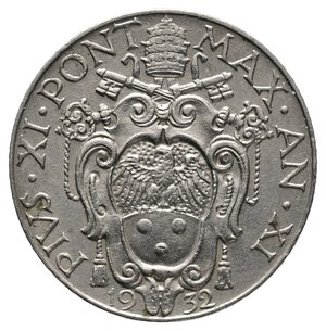 reverse: VATICANO - Pio XI - 50 Centesimi 1932