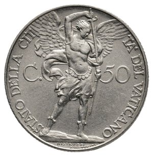 obverse: VATICANO - Pio XI - 50 Centesimi 1937