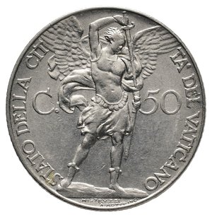 obverse: VATICANO - Pio XII - 50 Centesimi 1939