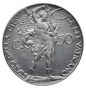 obverse: VATICANO - Pio XII - 50 Centesimi 1941