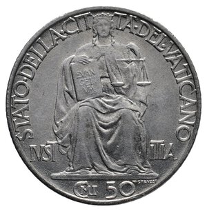 obverse: VATICANO - Pio XII - 50 Centesimi 1942