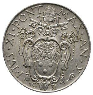 reverse: VATICANO - Pio XI - 1 Lira 1931