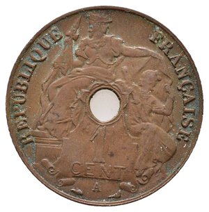 reverse: INDOCINA FRANCESE  1 Centime 1922
