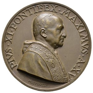 reverse: VATICANO -Pio XI  -Medaglia  Bronzo  A. XV Diam.44 mm in  Confezione originale