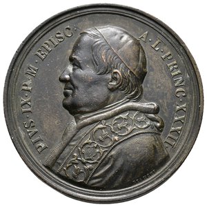 reverse: VATICANO -Pio IX  -Medaglia  Bronzo  A. XXXII 1877 Diam.44 mm